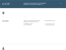 Tablet Screenshot of kkr.com.pl