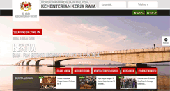 Desktop Screenshot of kkr.gov.my